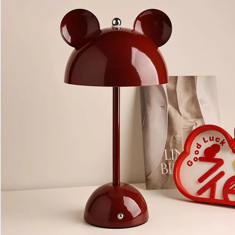 Audara-Creative Light Luxury Bedroom Living Room Bedside Desk Light Warm Ambiance Red Metal Desk Lamp Wedding Office Study Room Dormitory Table Lamp Restaurant Clothing Store Decoration Lighting Fixture