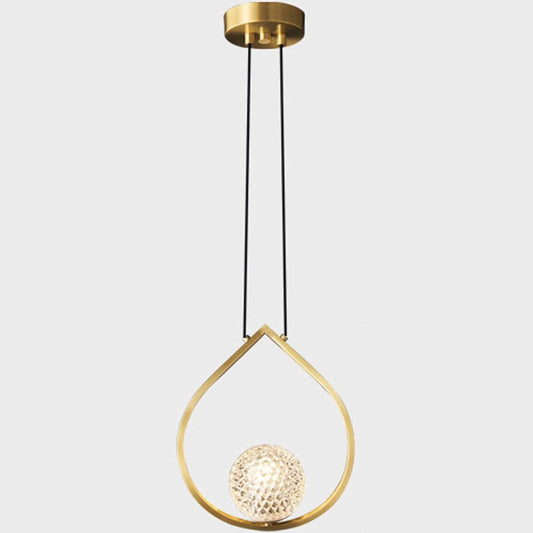 Audara-8-inch Minimalist Crystal Pendant Light, Bohemian Style, Suitable for Decorative Pendant Lights in Bedrooms, Bedside Tables, Hallways, Balconies, Living Rooms, Hotel Entryways, and Cafes.