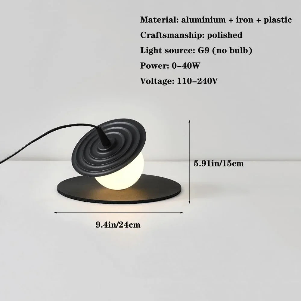Audara-Postmodern Showroom Showcase Clubhouse Desk Light Scandinavian Design Living Room Bedroom Study Room Desk Lamp Simple Black Aluminium Table Lamp Restaurant Hotel Front Desk B&B Lighting Fixture