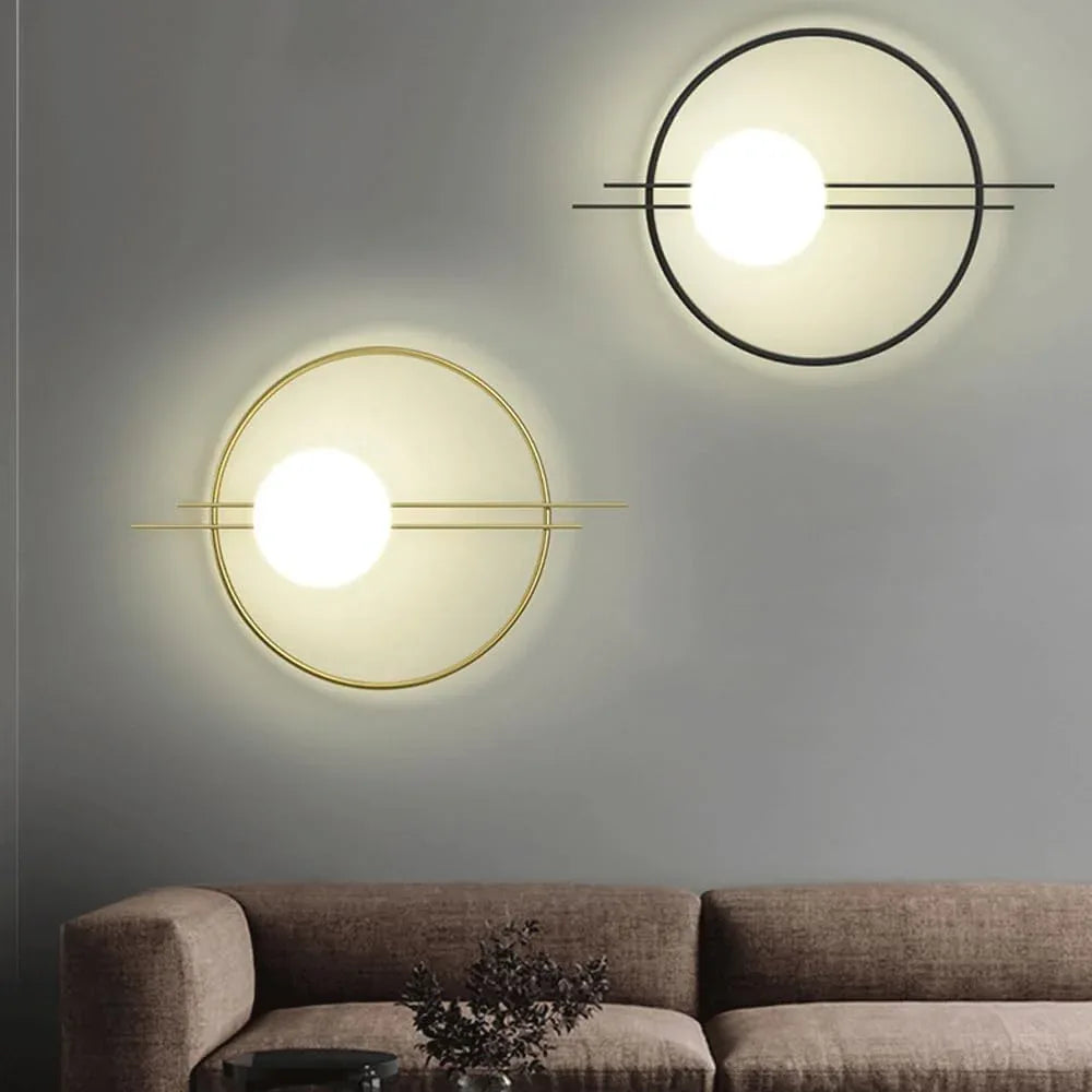 Audara-Scandinavian Background Wall Wall Lamp Creative Living Room Decorative Wall Lights Modern Simple Fashion Sconces Aisle Corridor Entrance Mounted Lighting Fixture