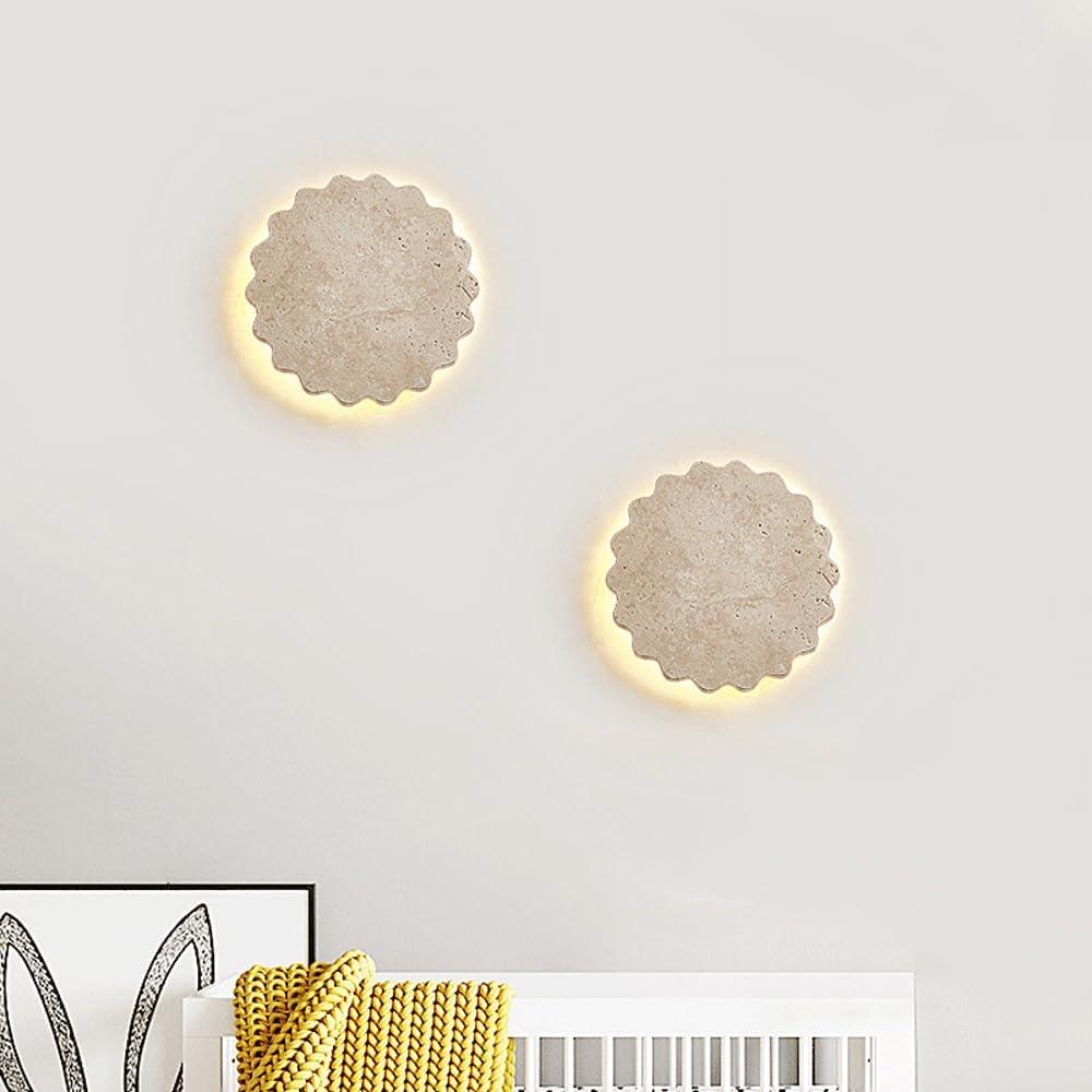 Audara-French Cream Wind Fashion Wall Lamp Creative Cute Children's Room Wall Lights Romantic Warm Wabi-sabi Wind Sconces Bedroom Living Room Study Room Mounted Lighting Fixture