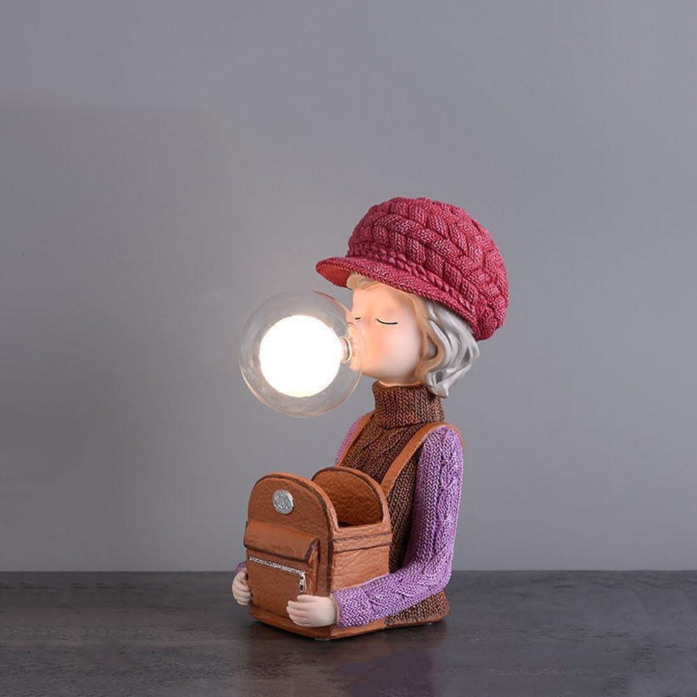 Audara-Luxury Creative Bedroom Bedside Desk Light Romantic Cozy Resin Glass Desk Lamp Girls Room Kids Room Study Dormitory Table Lamp Mall Restaurant Decoration Lighting Fixture