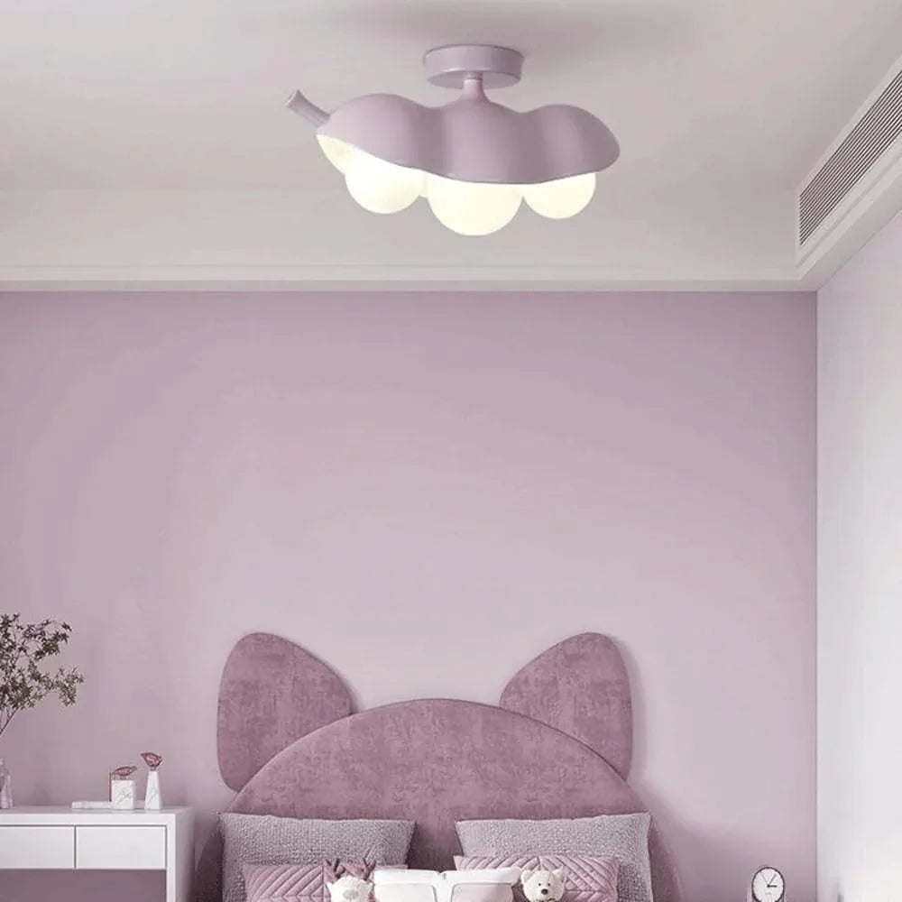 Audara-Scandinavian Creative Pea Wall Lamp Bedroom Children's Room Bedside Wall Lights French Cream Style Background Wall Sconces Aisle Corridor Study Room Art Mounted Lighting Fixture