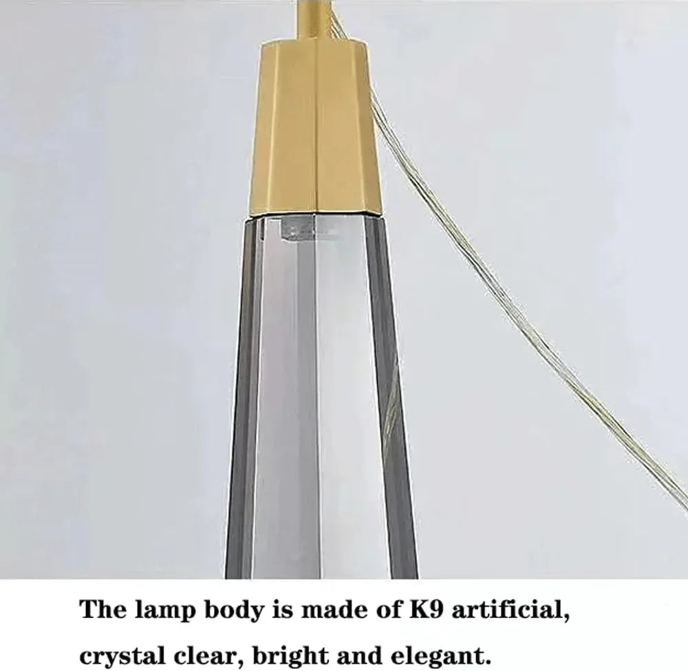 Audara-Postmodern Luxury Living Room Hotel Front Desk Light Simple White Fabric Crystal Desk Lamp Personalised Sample Room Sofa Corner Table Lamp Mall Club Decoration Lighting Fixture