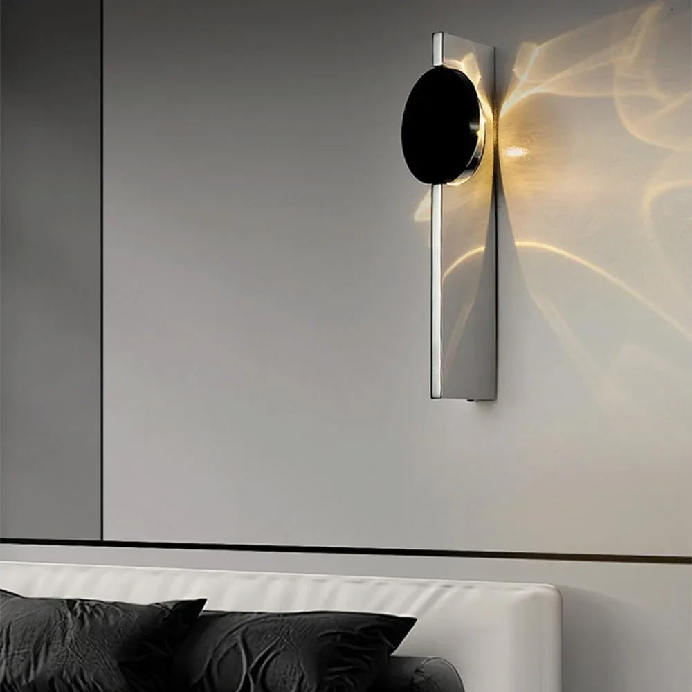 Audara-Designer Minimalist Rotatable Wall Lamp Creative Light Effect Ripple Wall Lights Living Room Bedside Ambience Sconces Entrance Hall Passageway Stairs Mounted Lighting Fixture