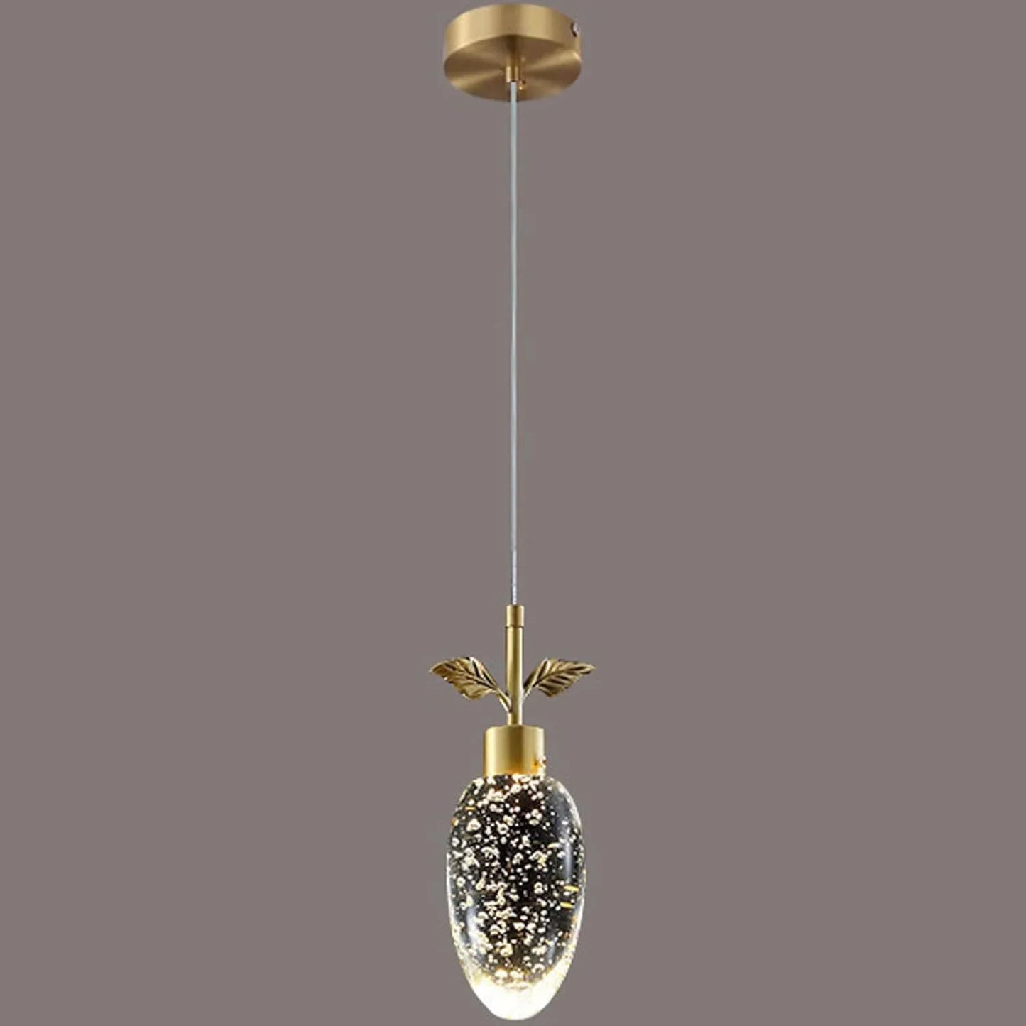 Audara-Crystal Pendant Light, 4-inch, Carrot-shaped Decorative Chandelier, Modern And Luxurious Style, Suitable For Various Lighting Applications Including Hotels, Restaurants, Kitchen Islands, And Be