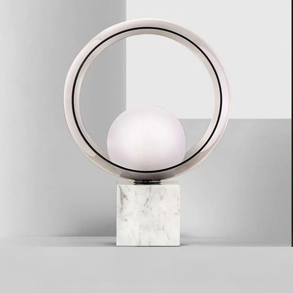 Audara-Simple And Modern Exhibition Hall Model Room Living Room Desk Light Creative Luxury Marble Desk Lamp Farmhouse Villa Restaurant Cafe Lighting Fixture Club Shopping Mall Bedroom Bedside Table Lamp