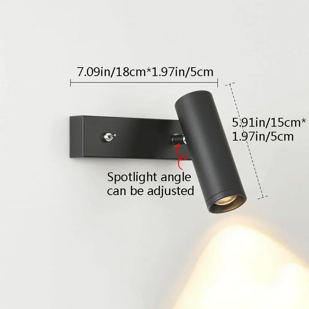 Audara-Modern Personalized Simple Wall Lamp Bedroom Bedside LED Wall Lights Creative Light Luxury Rotatable Sconces Aisle Corridor Foyer Mounted Lighting Fixture
