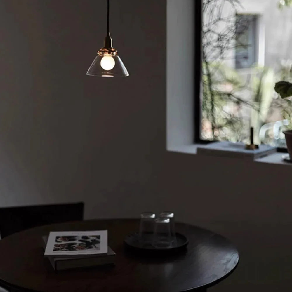 Audara-5-inch Glass Pendant Lights, Retro Style, Suitable for Various Lighting Scenarios Such As Tea Restaurants, Hallways, Balconies, Living Rooms, Hotel Entrances, and Cafes.