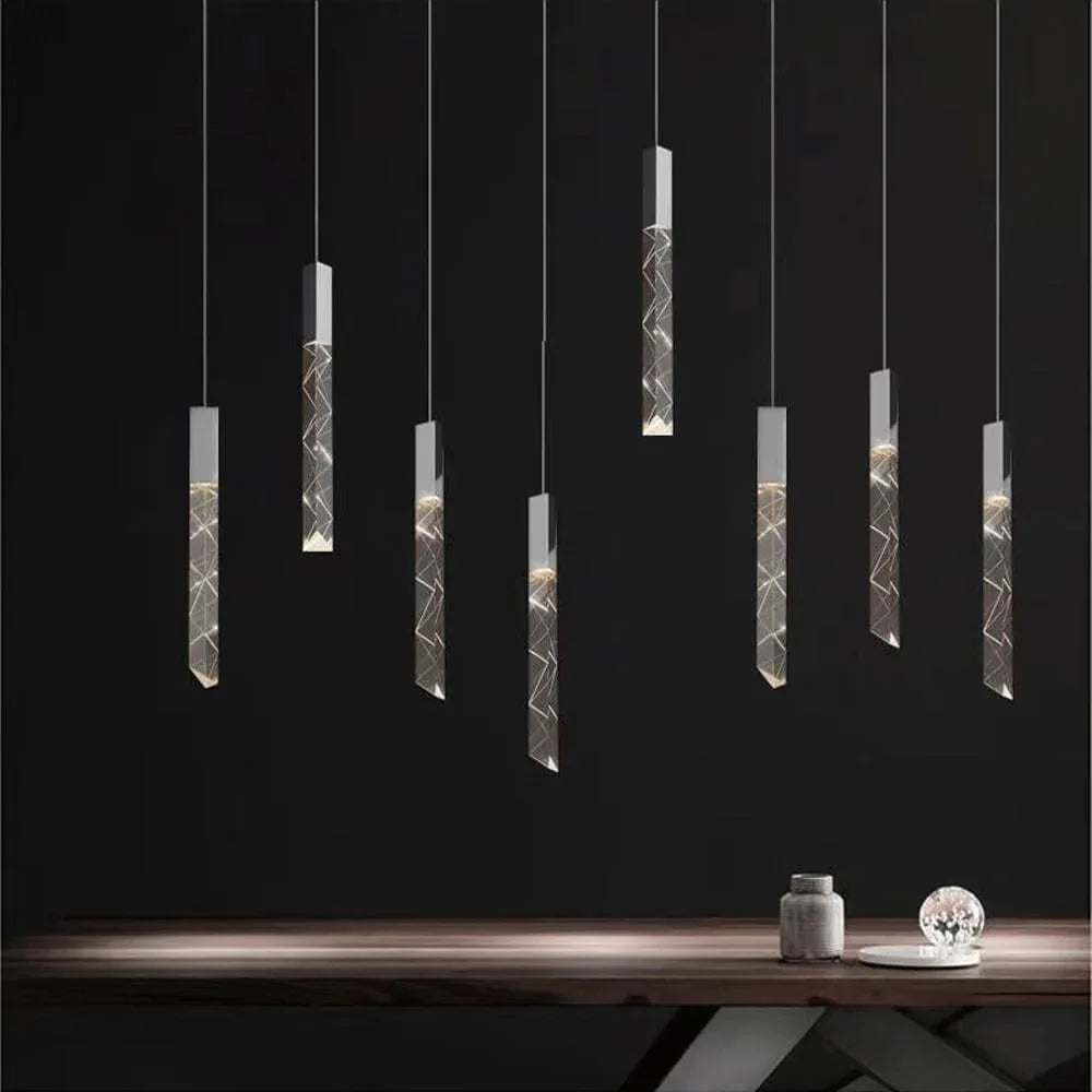 Audara-Small-Sized Crystal Pendant Light, Minimalist Modern Style, Bohemian Decorative Chandelier, Suitable for Various Scenarios Such As Bedrooms, Hotels, Studies, Bedside Tables, and Entryways.