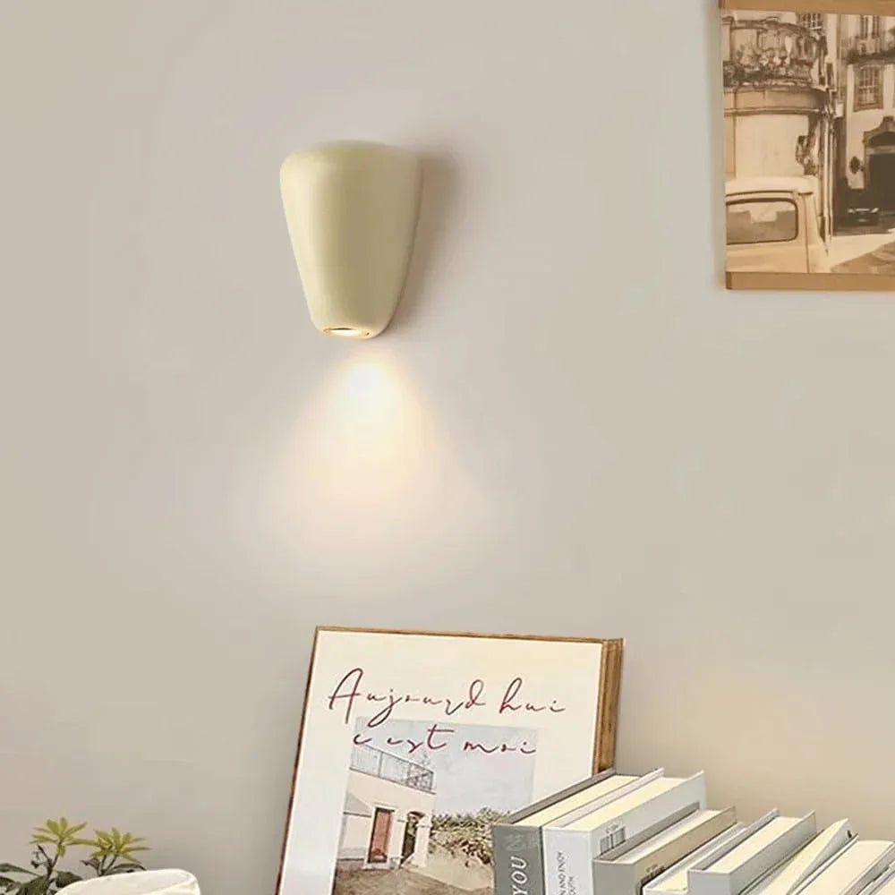 Audara-Children's Room Bedside Wall Lamp Scandinavian Cream Wind Bedroom Wall Lights Japanese Staircase Aisle Sconces Fashion Living Room Study Room Decoration Mounted Lighting Fixture