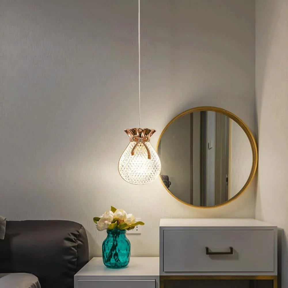 Audara-4-incrystal Pendant Light, Bohemian, Southeast Asian, and European Minimalist Style, Suitable for Various Settings Such As Bedrooms, Hotels, Restaurants, Entryways, Kitchen Islands, Etc.