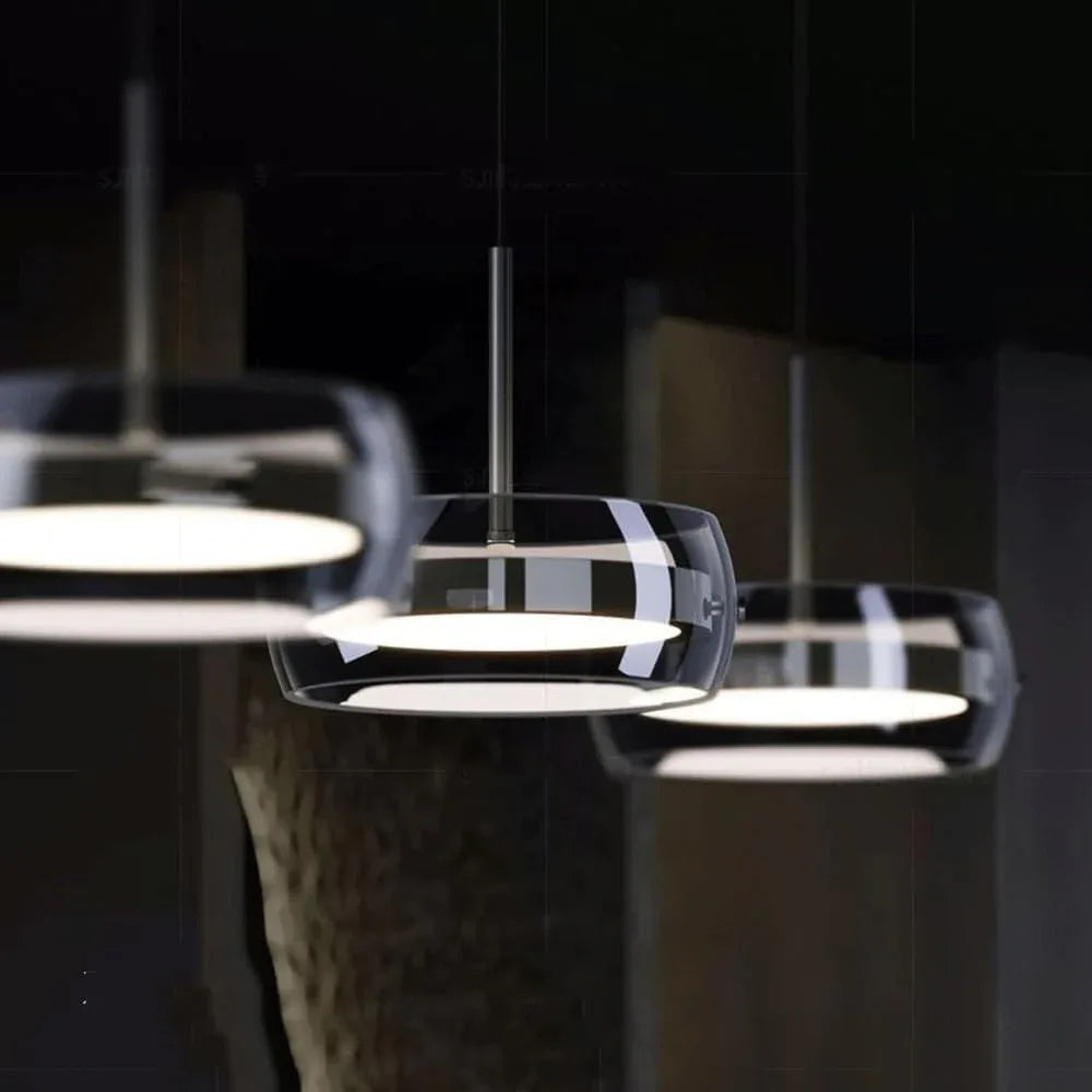 Audara-8-inch Glass Pendant Lights: Small Size, Suitable for Installation in Various Spaces, and Easily Complements Bohemian, European, and Other Styles.