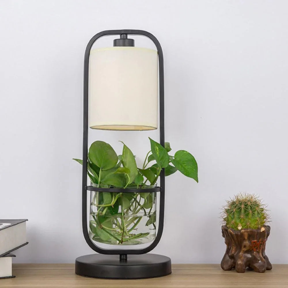 Audara-Creative Personalized Bedroom Living Room Desk Light Warm Metal Glass Desk Lamp Study Office Club Table Lamp Restaurant Coffee Shop Farmhouse Villa Lighting Fixture