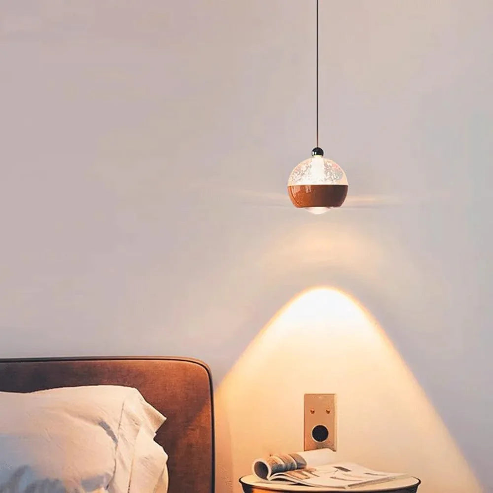 Audara-Crystal Pendant Light, 4-inch Small Decorative Chandelier, Modern And Understated Luxury Style, Suitable For Lighting In Various Places Such As Bedrooms, Hotels, Restaurants, And Kitchen Island