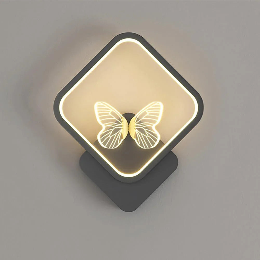 Audara-New Scandinavian Bedroom Bedside Wall Lamp Modern Simple Wall Lights Living Room Background Wall Light Luxury Art Sconces Corridor Aisle Cafe LED Mounted Lighting Fixture Bronze Medium