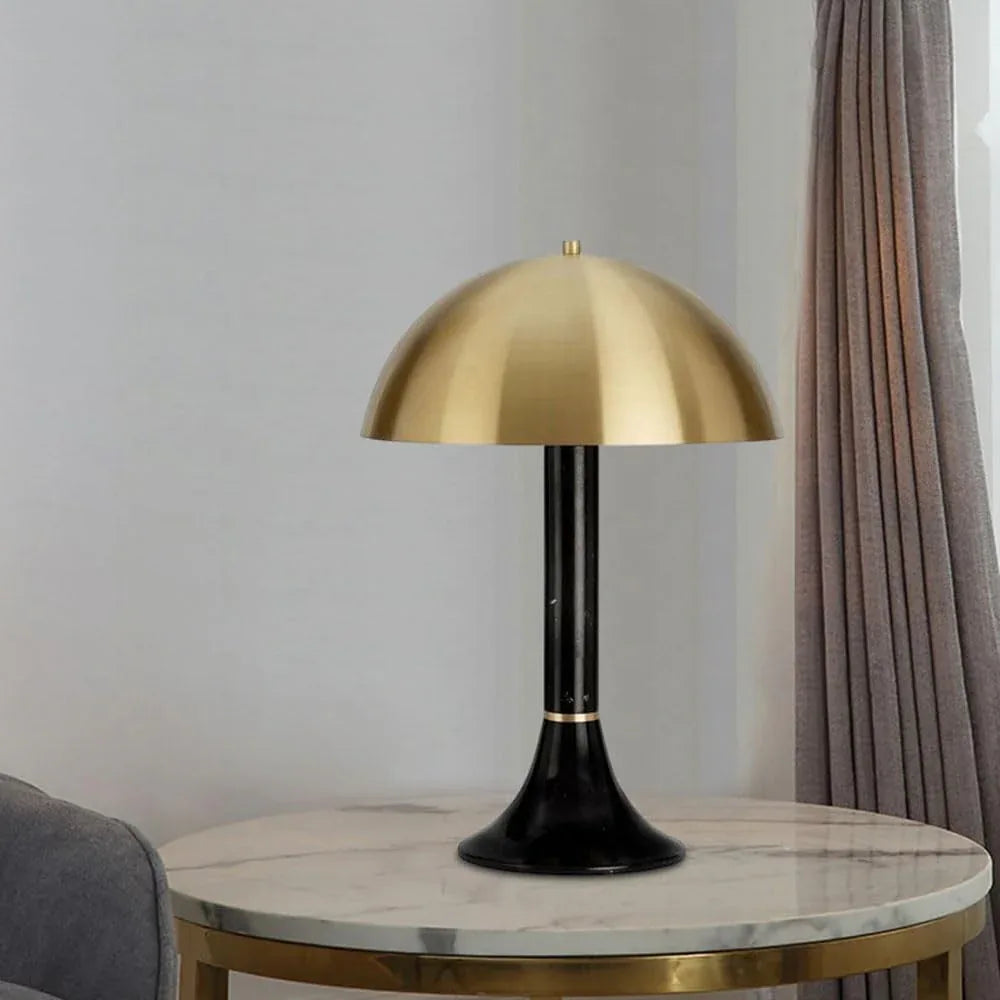Audara-Scandinavian Creative Designer Model House Backdrop Desk Light Simple Luxury Marble Hardware Desk Lamp Living Room Bedroom Study Table Lamp Farmhouse Cafe Villa Lighting Fixture