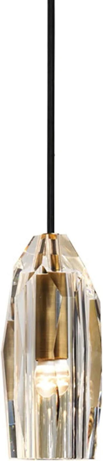 Audara-This 4-inch Small Crystal Pendant Light Features A Modern, Minimalist European Style And Is Suitable For Installation In Various Spaces Such As Bedrooms, Hotels, Restaurant Entryways, Cafes, An