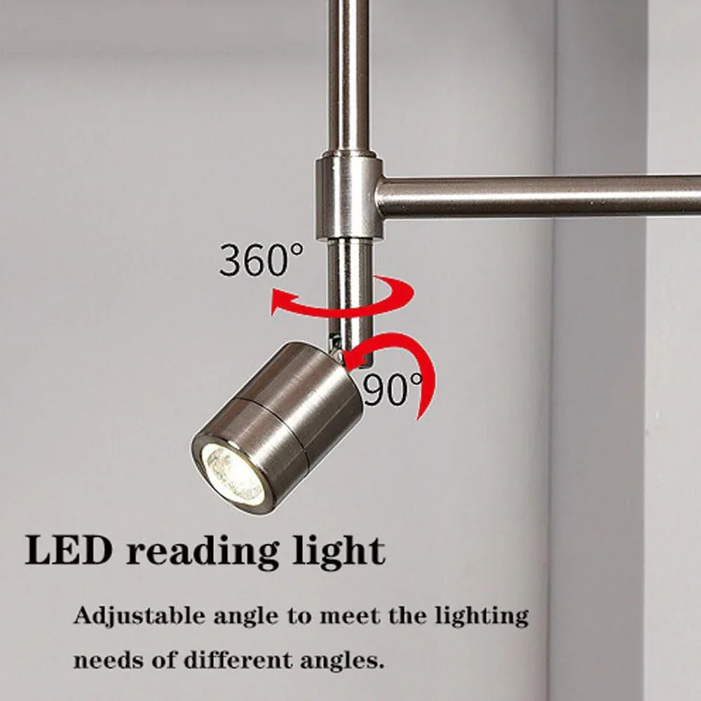 Audara-American Creative Bedroom Bedside Living Room Desk Light Fashion Warm Cloth Metal Desk Lamp Warehouse Study Office Table Lamp Coffee Shop Restaurant Decoration Lighting Fixture