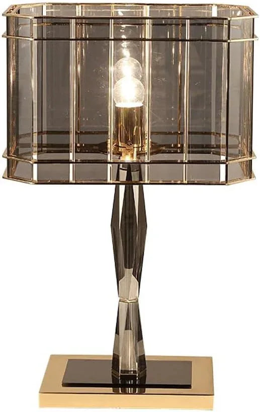 Audara-Living Room Bedroom Bedside Desk Lamp Light Luxury Hotel Cafe B&B Desk Light Scandinavian Fashion Crystal Glass Table Lamp Villa Mall Front Desk Farmhouse Lighting Fixture