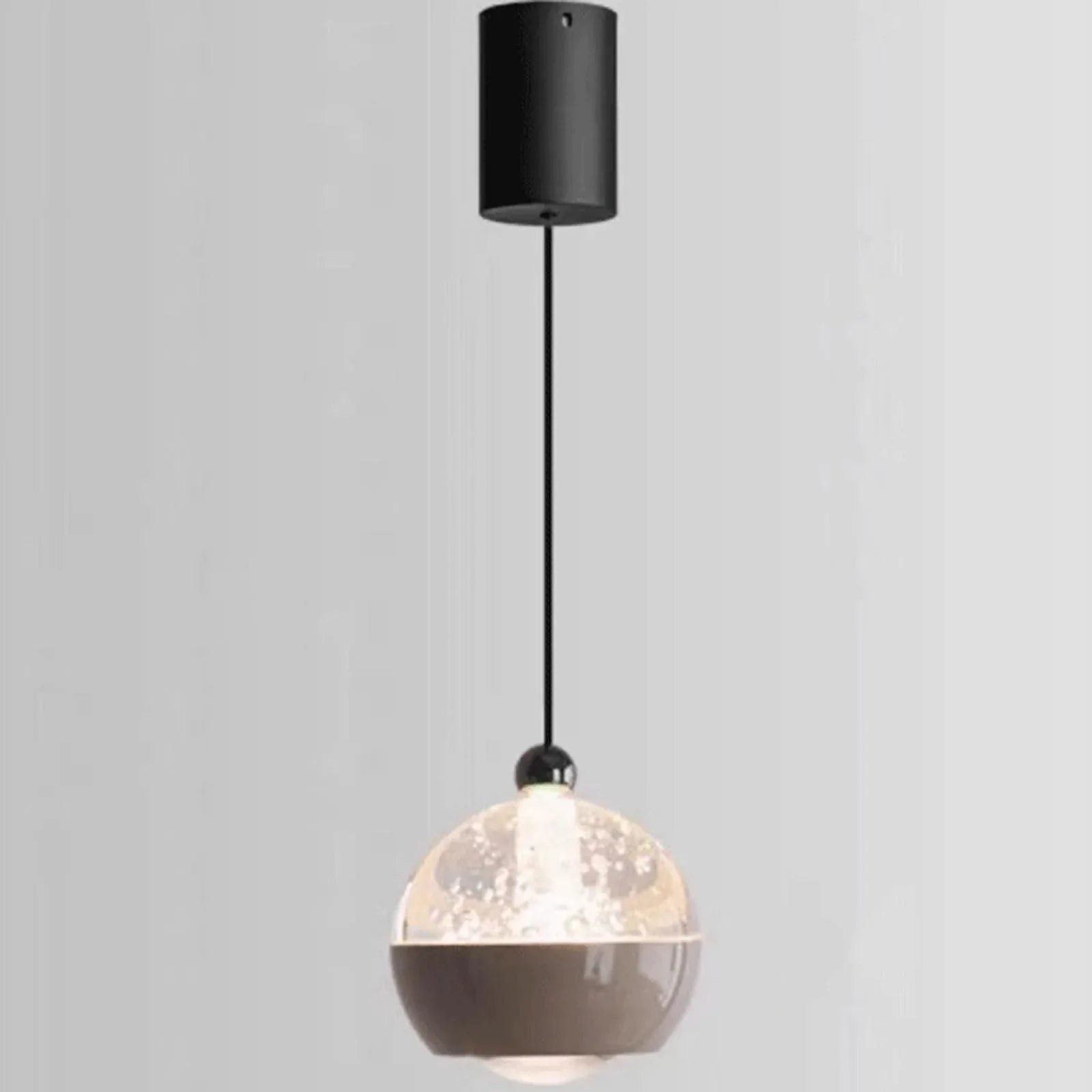 Audara-Crystal Pendant Light, 4-inch Small Decorative Chandelier, Modern And Understated Luxury Style, Suitable For Lighting In Various Places Such As Bedrooms, Hotels, Restaurants, And Kitchen Island A