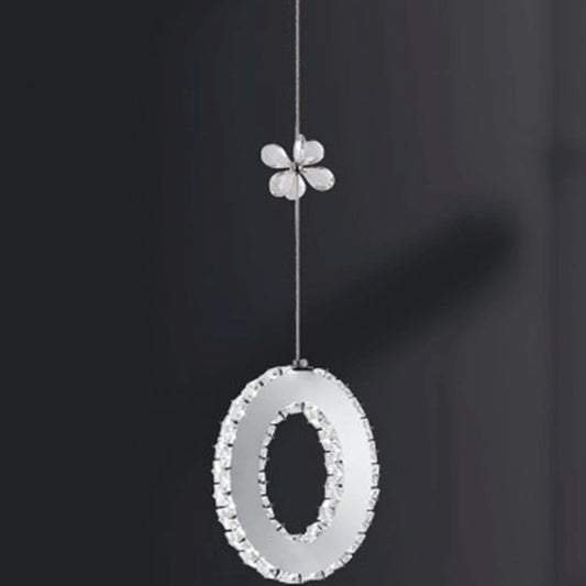 Audara-Crystal Pendant Light, 6-inch, Creative Mini Pendant Lights, Suitable for Modern, Minimalist, Bohemian, and European Styles, Ideal for Bedrooms, Hotel Kitchens, Islands, Entryways, Etc.