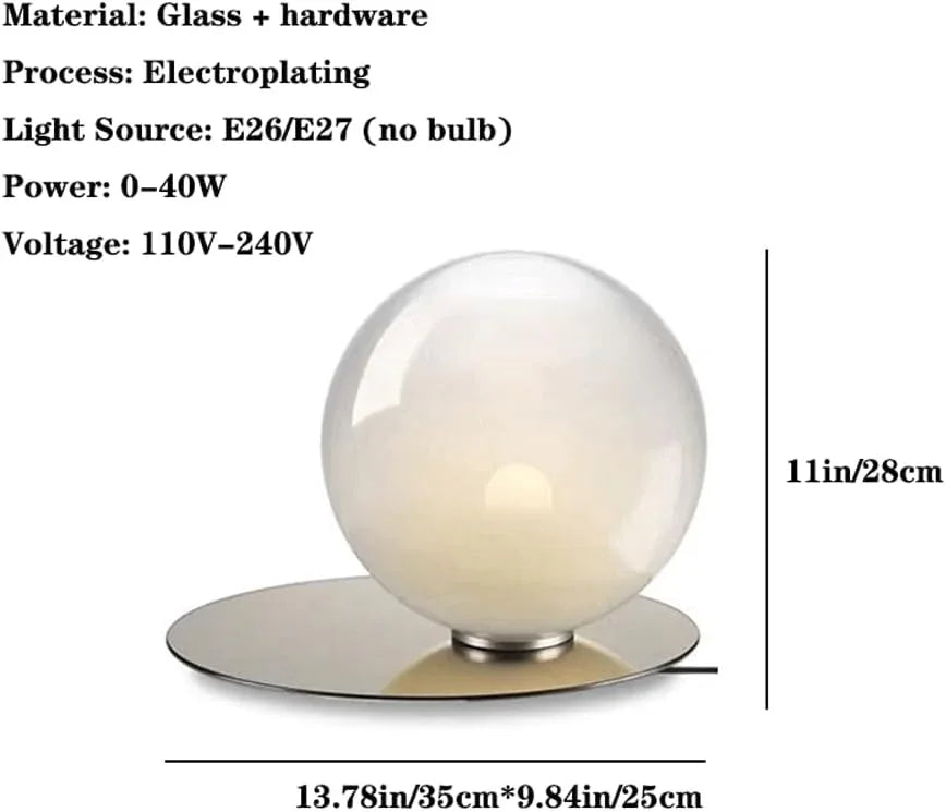 Audara-Nordic High-end Model House Window Showroom Desk Light Simple Creative Glass Desk Lamp Bedroom Bedside Office Table Lamp Villa Club Hotel Front Desk Club Farmhouse Lighting Fixture