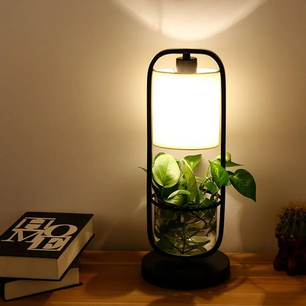 Audara-Creative Personalized Bedroom Living Room Desk Light Warm Metal Glass Desk Lamp Study Office Club Table Lamp Restaurant Coffee Shop Farmhouse Villa Lighting Fixture