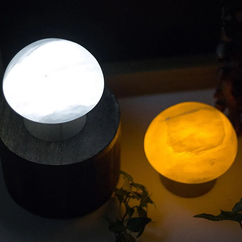 Audara-Creative Warm Bedroom Bedside Children's Room Desk Light Cute Ambiance Rechargeable Touch Switch Mushroom Stone Desk Lamp Dormitory Dining Room Decoration Table Lamp Villa Lighting Fixture