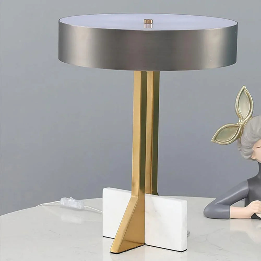 Audara-Postmodern Simple Hotel Model Room Backdrop Desk Light Luxury Fashion Marble Desk Lamp Villa Farmhouse Hotel Room Lighting Fixture Living Room Office Apartment Table Lamp