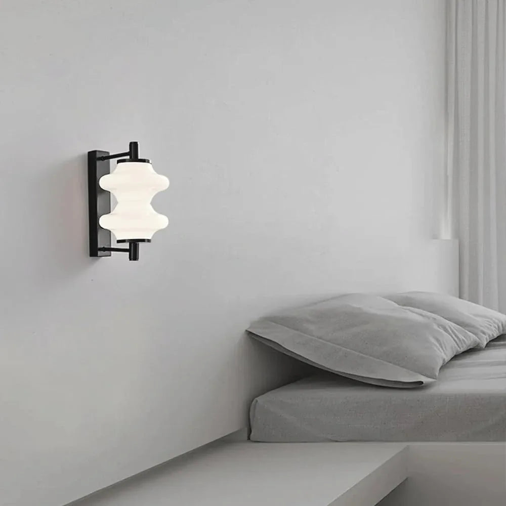 Audara-Eye-Care Italian Simple Wall Lamp Bedroom Bedside Wall Background Wall Lights Living Room Acrylic Metal Sconces Staircase Aisle LED Mounted Lighting Fixture