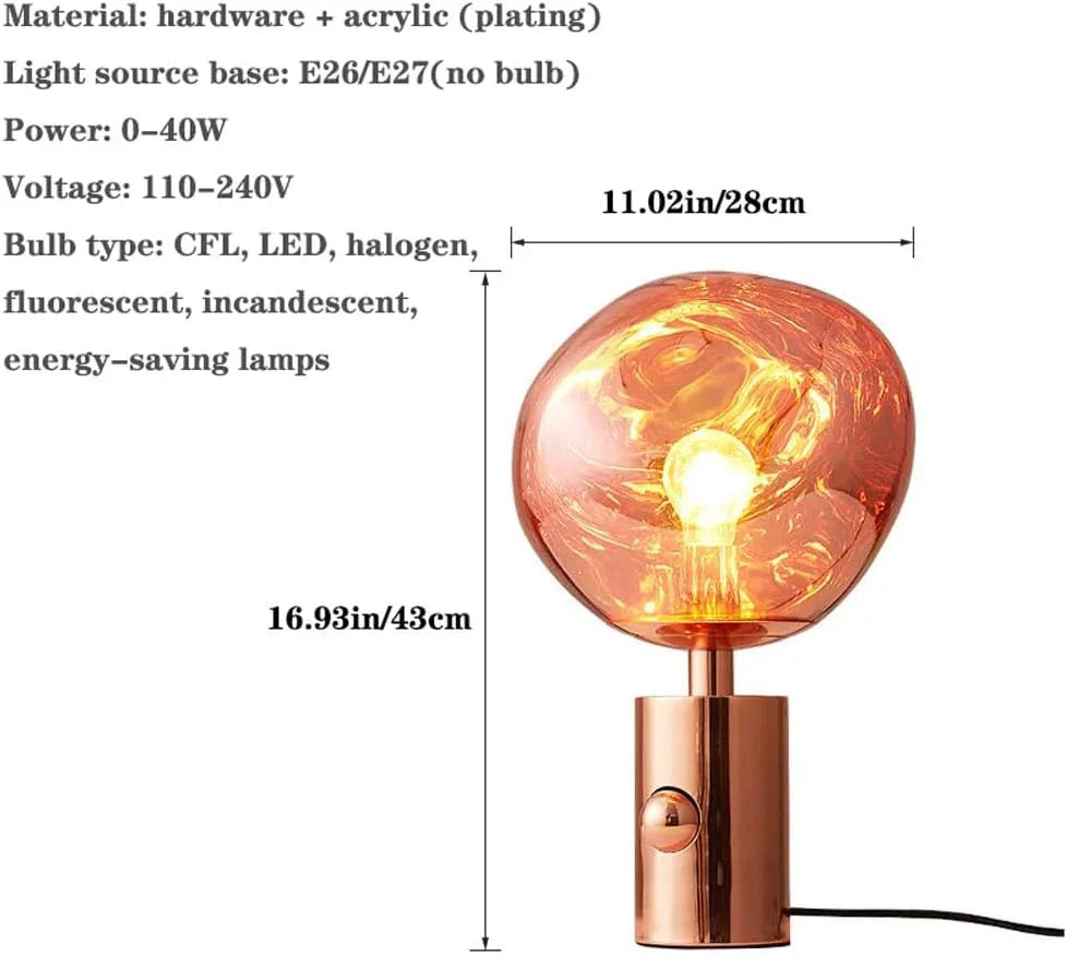 Audara-Creative Warm Living Room Bedroom Desk Light French Romantic Sphere Acrylic Desk Lamp Restaurant Coffee Shop Bar Table Lamp Office Apartment Dormitory Mall Decoration Lighting Fixture