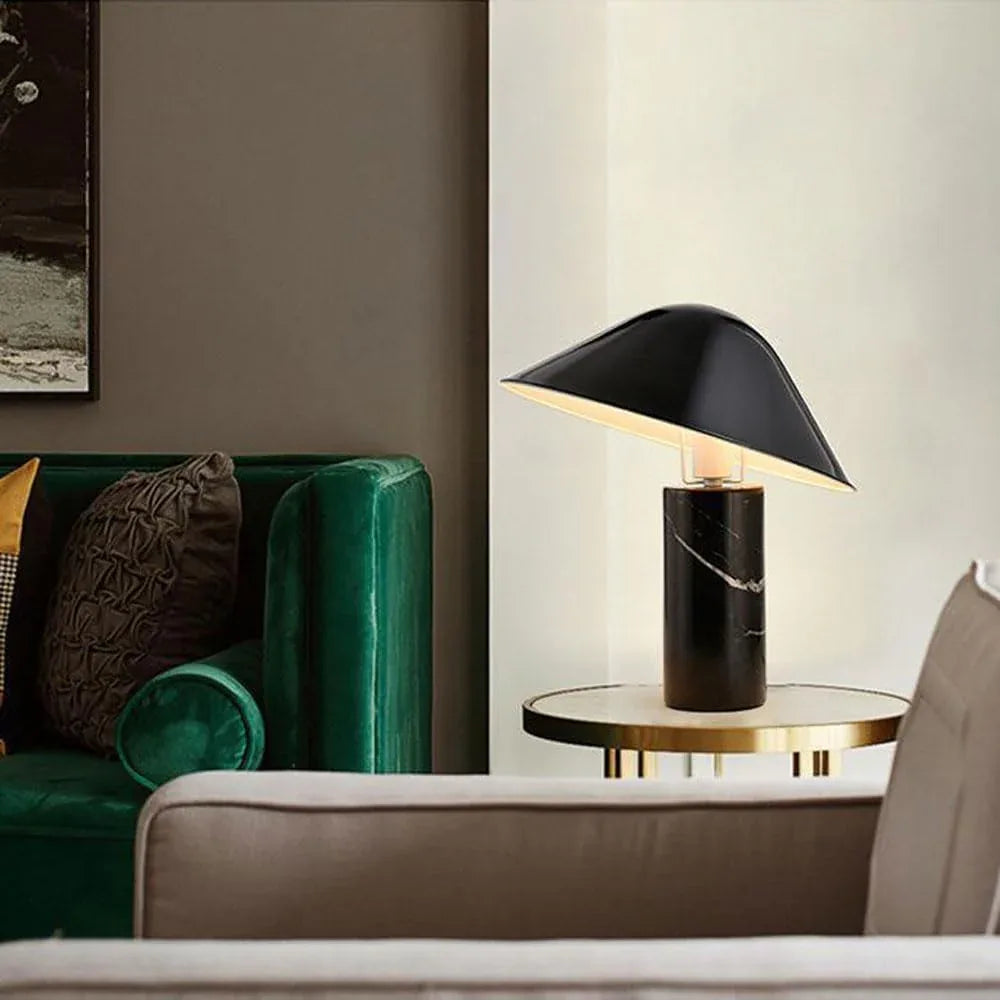 Audara-Postmodern Simple Marble Desk Light Light Luxury Living Room Counter Bedroom Desk Lamp Dining Room B&B Farmhouse Coffee Shop Lighting Fixture Model House Showroom Bedside Table Lamp