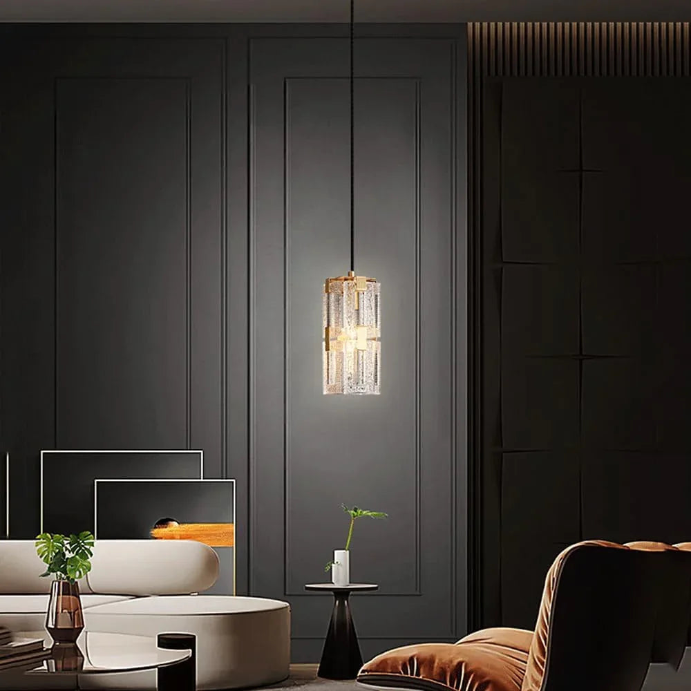 Audara-Small-Sized Crystal Pendant Light, Bohemian Style, European Minimalist Style, Suitable for Multiple Scenarios Such As Bedrooms, Hotel Rooms, Entryways, Kitchen Islands, Etc.