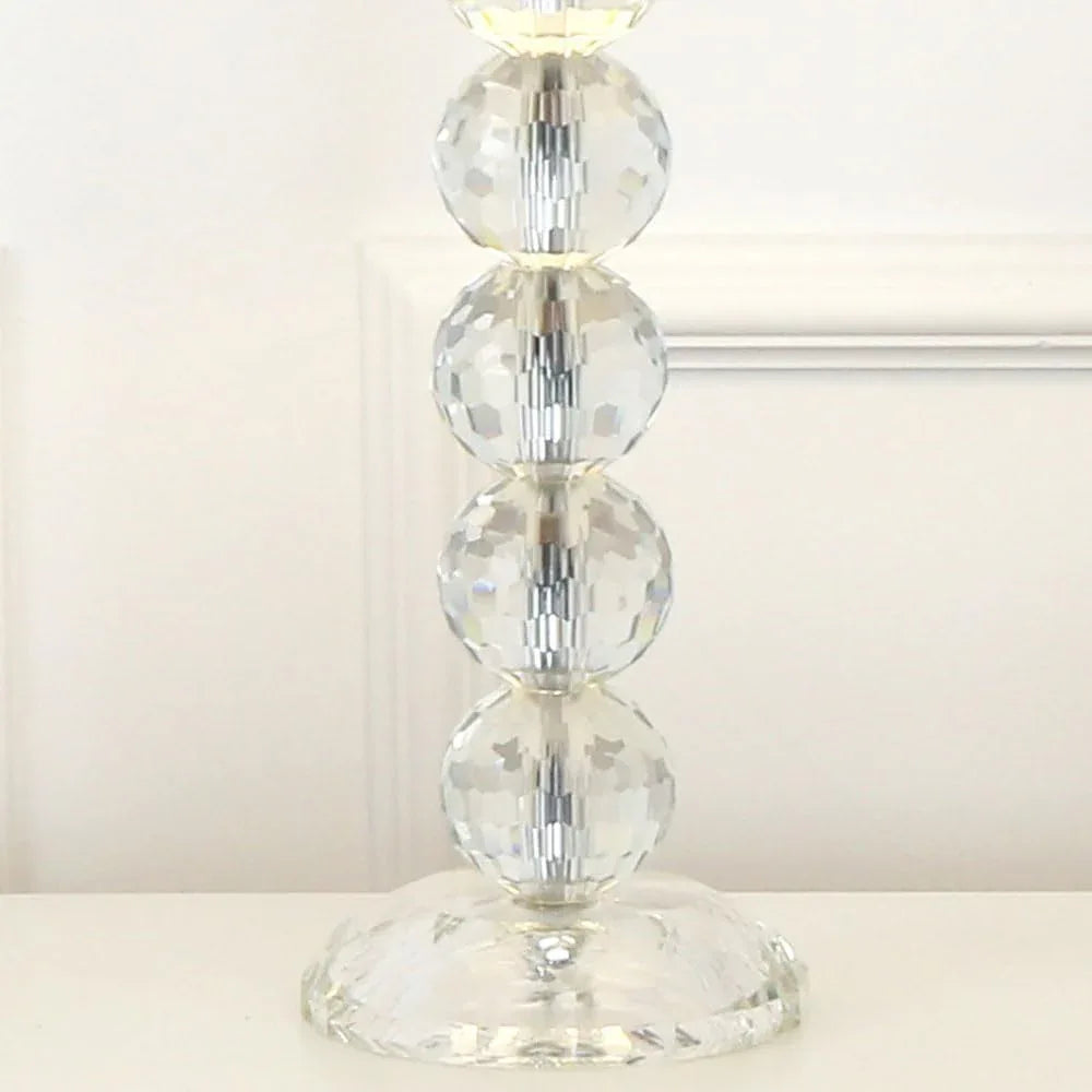 Audara-Modern Luxury Desk Light Study Office European Simple Fabric Crystal Desk Lamp Bedroom Bedside Living Room Sofa Table Lamp Villa Club Cafe Farmhouse Decoration Lighting Fixture