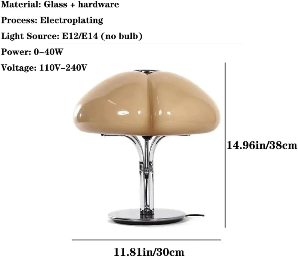 Audara-Modern Simple Living Room Study Desk Light Classic High-end Amber Glass Desk Lamp Bedroom Bedside Table Lamp Apartment Dormitory Makeup Desk Hotel Guest House Lighting Fixture