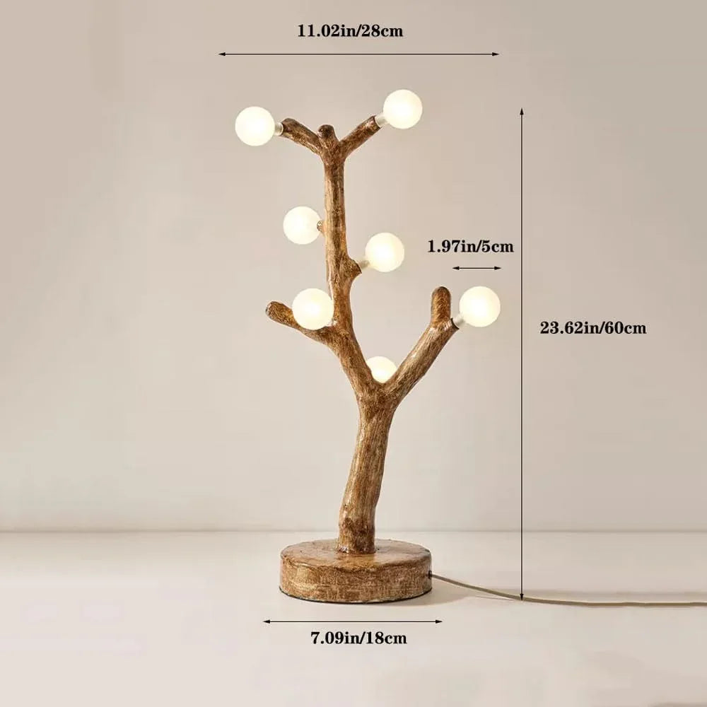 Audara-Personalized Study Office Desk Light Creative Wabi-Silent Wind Resin Desk Lamp Showroom Model House Backdrop Table Lamp Villa Mall Library Hotel Front Desk Farmhouse B&B Lighting Fixture