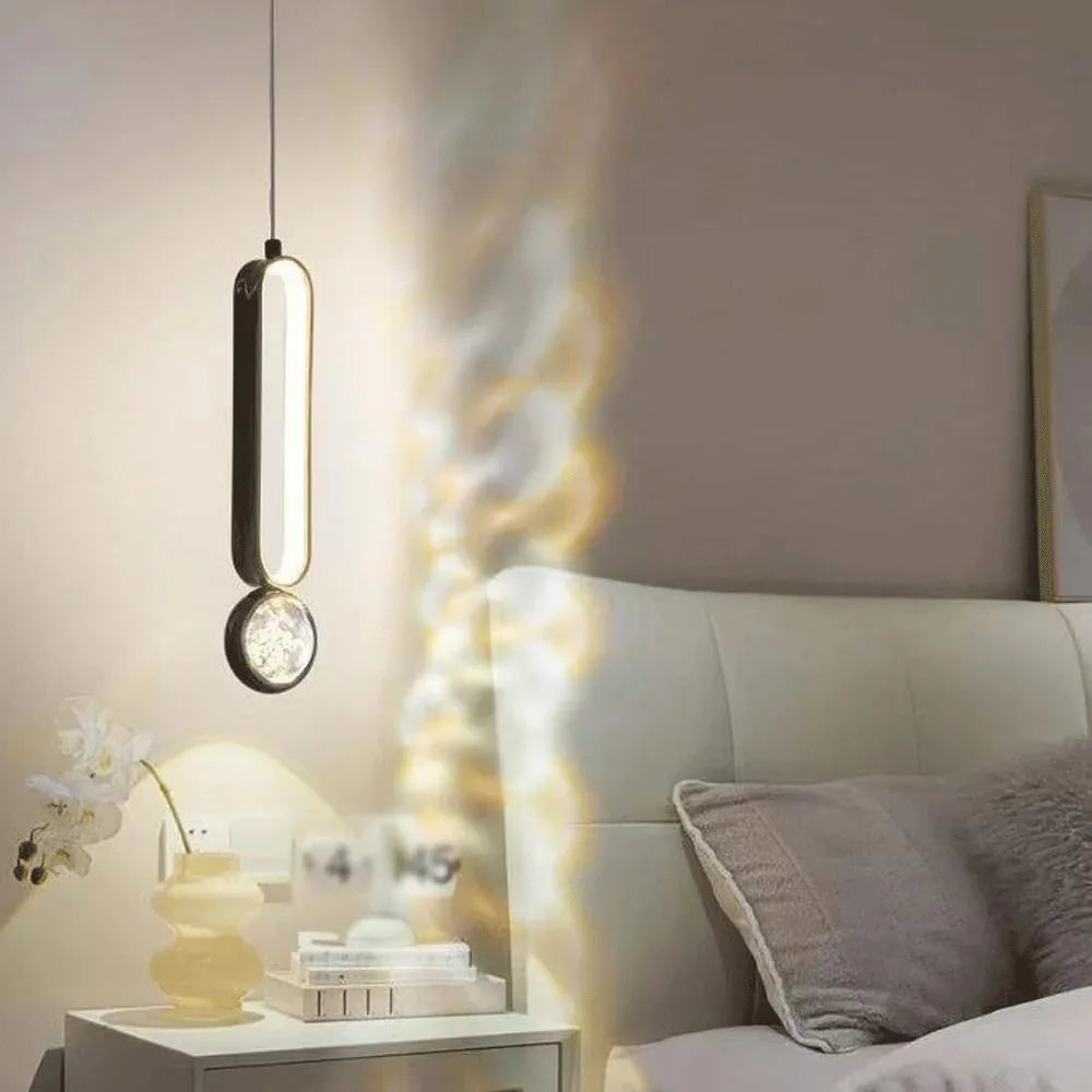 Audara-French-style Romantic Bubble Crystal Pendant Light, Minimalist Bedroom Bedside Decorative Lamp, A Clever Blend Of Bohemian And Other Styles, Suitable For Dining Room, Living Room, Entryway, Etc