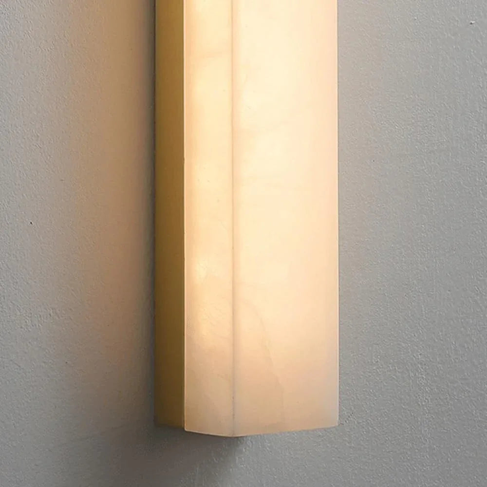 Audara-New Chinese Marble Wall Lamp Modern Light Luxury Bedside Wall Lights Living Room Background Wall Full Copper Sconces Aisle Corridor Entrance Mounted Lighting Fixture