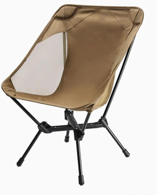 Audara-Lightweight and Comfortable Black Beach Chair Outdoor Camping Aluminum Alloy Ultra-Lightweight Dual-Purpose Folding Chair Khaki Suitable for Mountaineering and Hiking Camping Multi-Color Avail