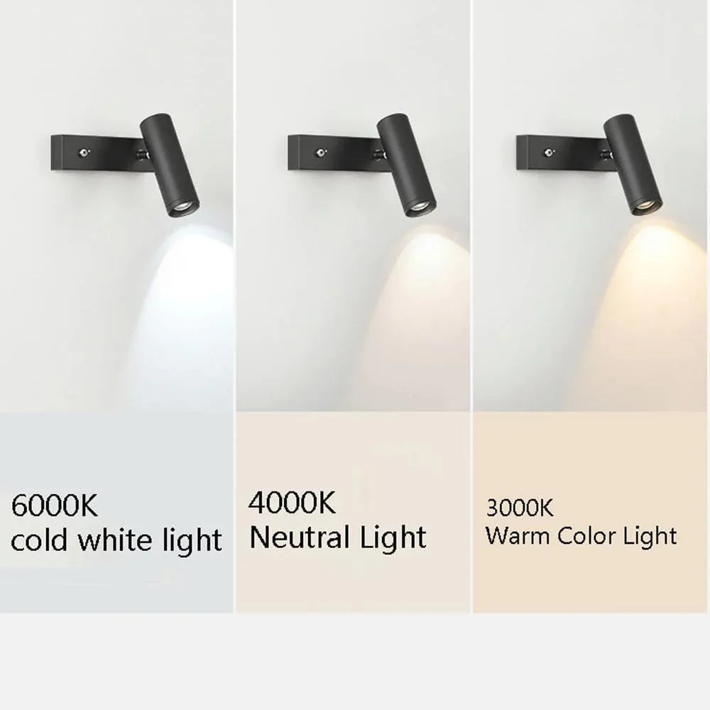 Audara-Modern Personalized Simple Wall Lamp Bedroom Bedside LED Wall Lights Creative Light Luxury Rotatable Sconces Aisle Corridor Foyer Mounted Lighting Fixture