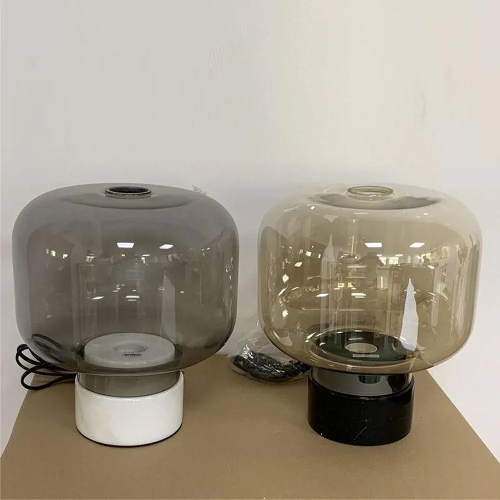 Audara-Creative Personalized Study Room Model Room Desk Light Modern Simple Glass Marble Desk Lamp Restaurant Hotel Front Desk Lounge Area Lighting Fixture Villa Living Room Counter Couch Side Table Lamp