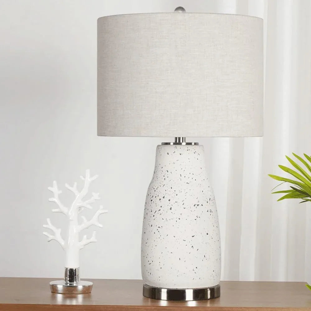 Audara-Scandinavian Simple Bedroom Bedside Desk Light Minimalist Luxury Terrazzo Desk Lamp Restaurant Coffee Shop Hotel Room Lighting Fixture Mall Front Desk Villa Club Decoration Table Lamp