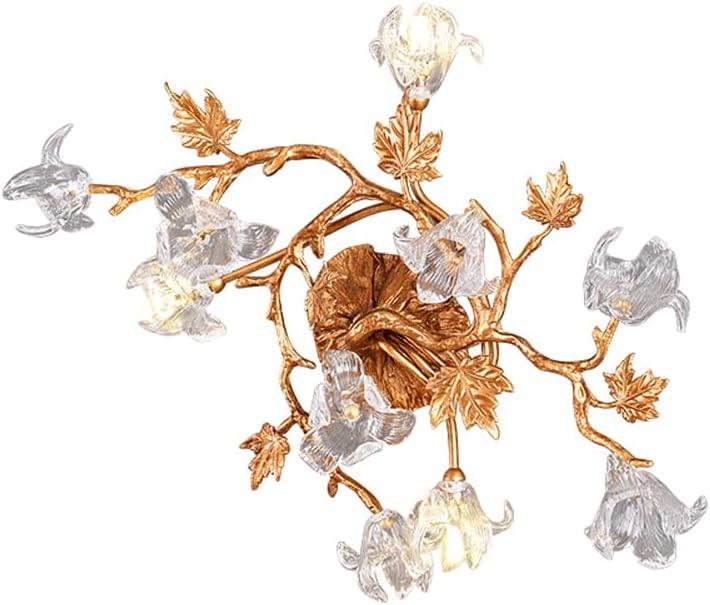 Audara-Postmodern Light Luxury Full Copper Wall Lamp Simple Living Room Background Wall Lights Creative Bedside Lamp Corridor Mounted Luxury Fashion Crystal Lighting Fixture