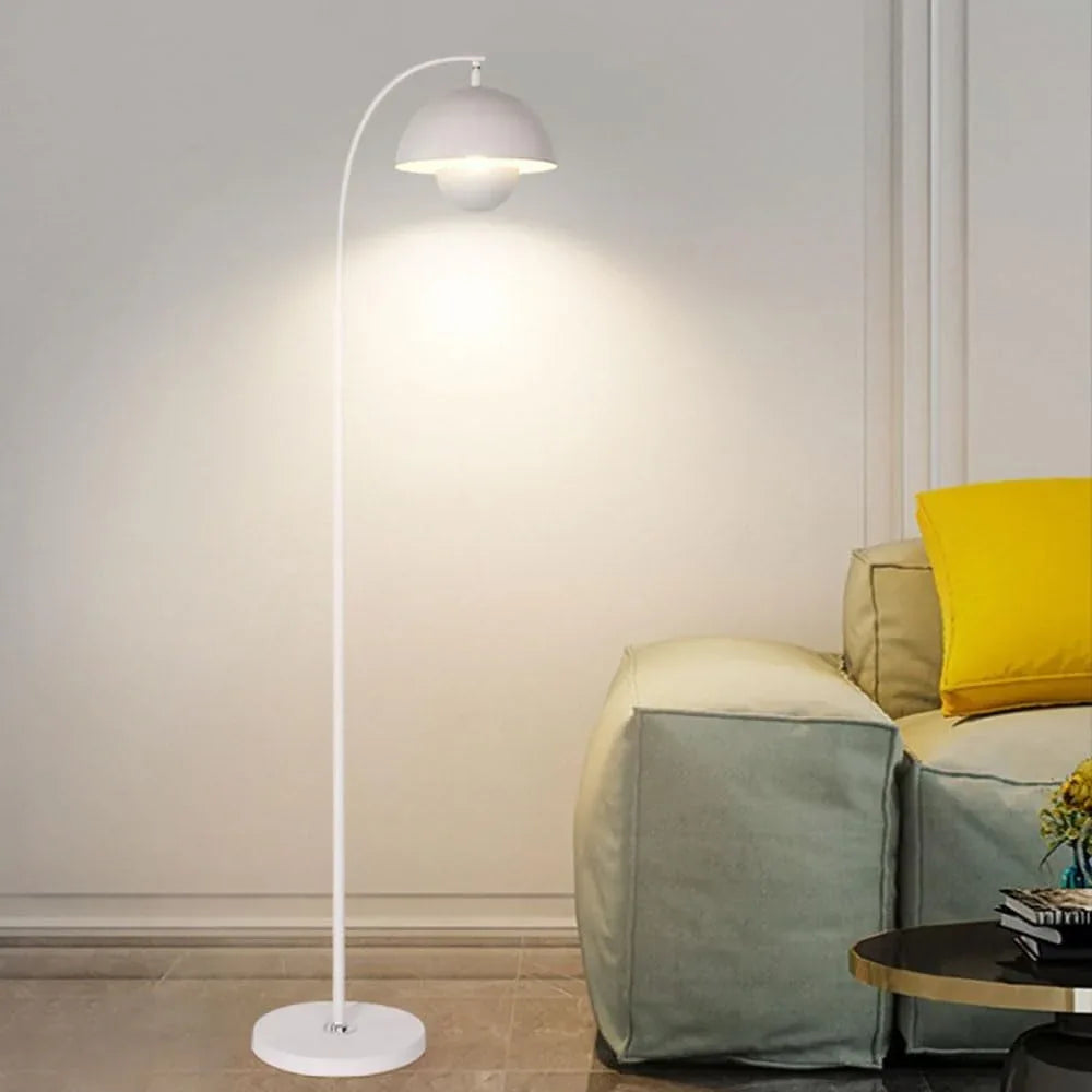 Audara-French Style Study Bedroom Floor Lamp Modern E26 Single Light Source Metal Standing Lamp Height Angle Adjustable Three Tones Living Room Torchiere Restaurant Hotel Decor Lighting Fixture