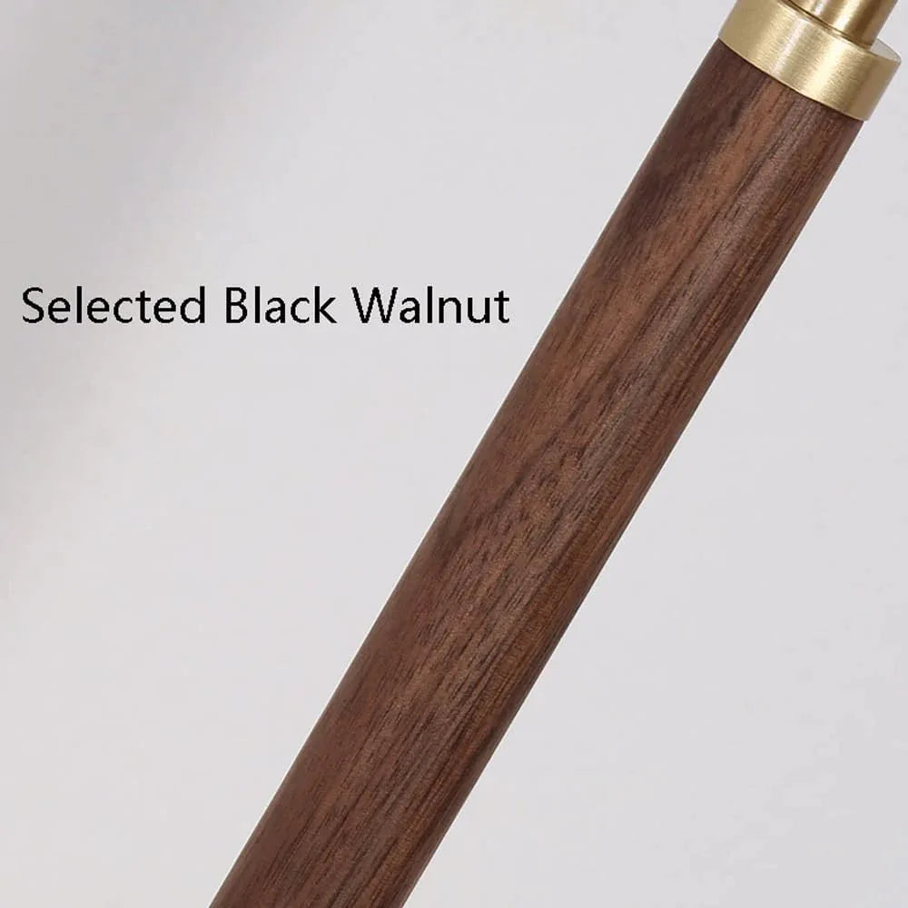 Audara-Bedroom Bedside Wall Lamp Light Luxury Living Room Walnut Wall Lights Simple New Chinese All Copper Sconces Living Room Background Wall Modern Mounted Lighting Fixture