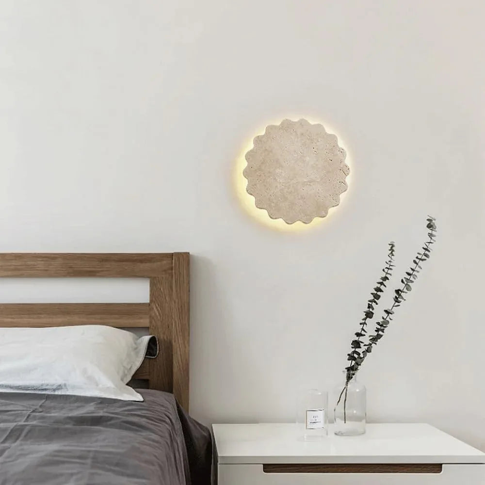 Audara-French Cream Wind Fashion Wall Lamp Creative Cute Children's Room Wall Lights Romantic Warm Wabi-sabi Wind Sconces Bedroom Living Room Study Room Mounted Lighting Fixture
