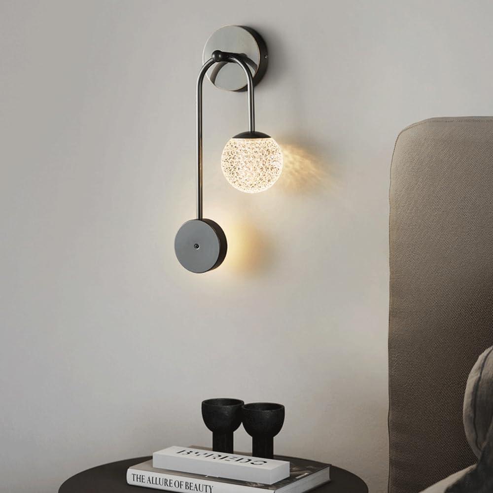 Audara-New Scandinavian Full Copper Wall Lamp Bedroom Bedside Wall Lights Creative Light Luxury Living Room Sconces Aisle Corridor Foyer Mounted Lighting Fixture