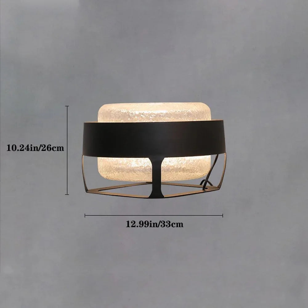 Audara-Italian Designer Showroom Living Room Bedroom Desk Light Luxury Metal Glass Desk Lamp Hotel Front Desk Coffee Shop Table Lamp Villa Club Library Decoration Lighting Fixture