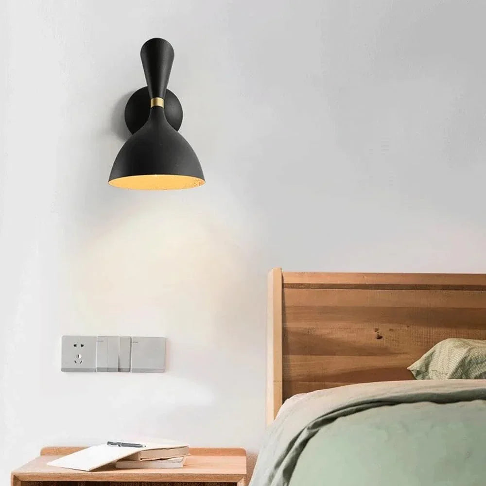 Audara-Scandinavian Industrial Style Staircase Wall lamp Bedroom Hotel Bedside Wall Lights Aisle Corridor Decoration sconces Postmodern Creative Background Wall Mounted Lighting Fixture